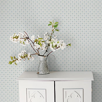 Galerie Wallcoverings Product Code 33023 - Apelviken Wallpaper Collection - Blue White Gold Colours -  